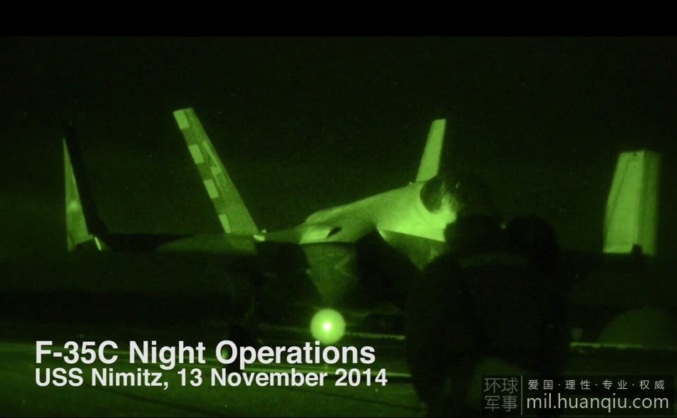 ���壺����F-35C�״�ҹ���𽵺�ĸ��16��