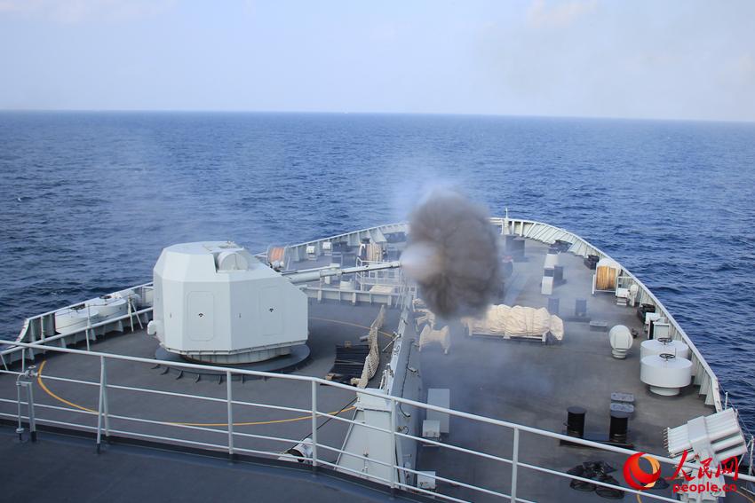 ͼΪ11��17�գ�����ɽ�����д�����ʵս���������ڶԺ�ʵ�����ѵ����Ф�� ��Ӱ����