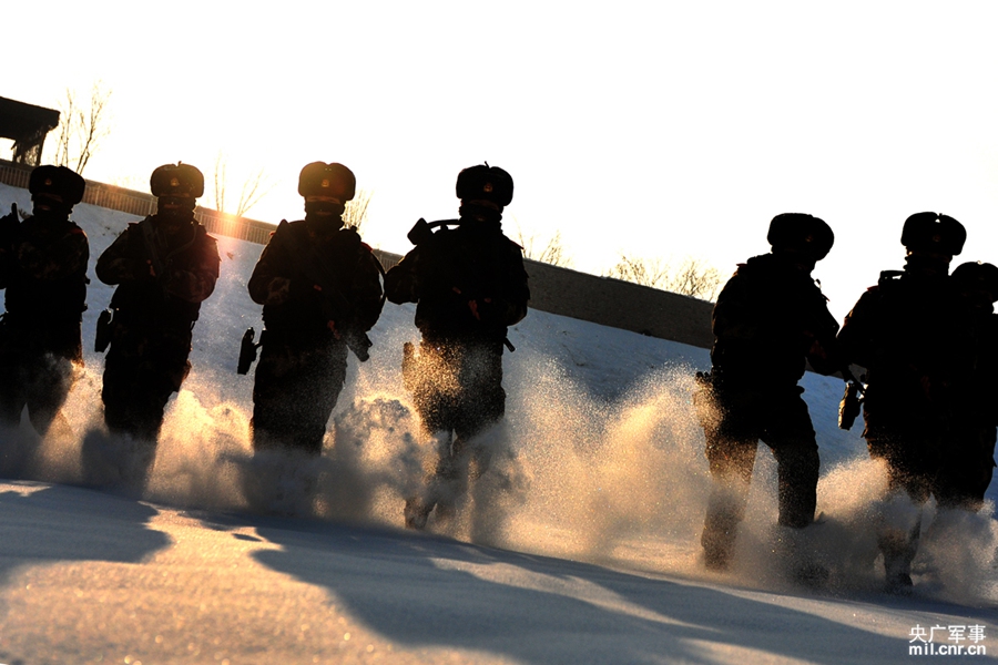 ���ڷֶӶ�Ա����ѩ���н�������ѵ��