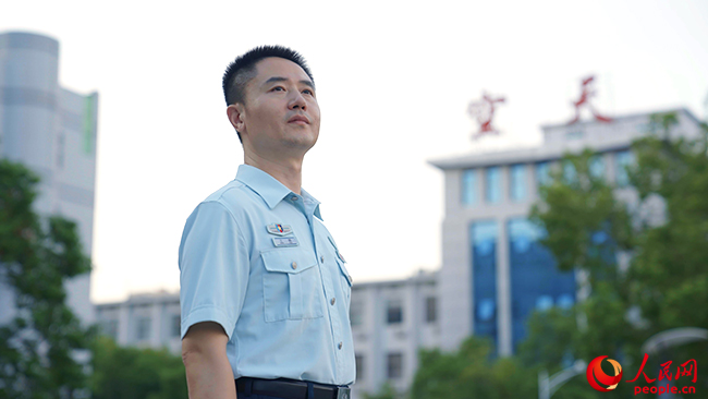 国防科技大学教授王鹏。雷雯 摄