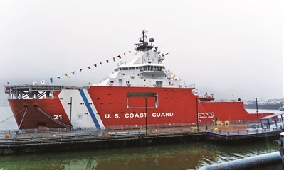 美国海岸警卫队新服役的“斯托里斯”号极地破冰船