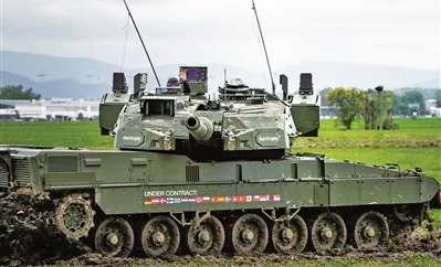 欧洲多国采购的“豹”2A8主战坦克。