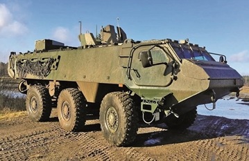 芬兰生产的“帕特里亚”装甲车。